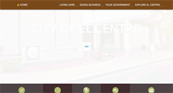 Desktop Screenshot of cityofelcentro.org