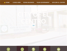 Tablet Screenshot of cityofelcentro.org